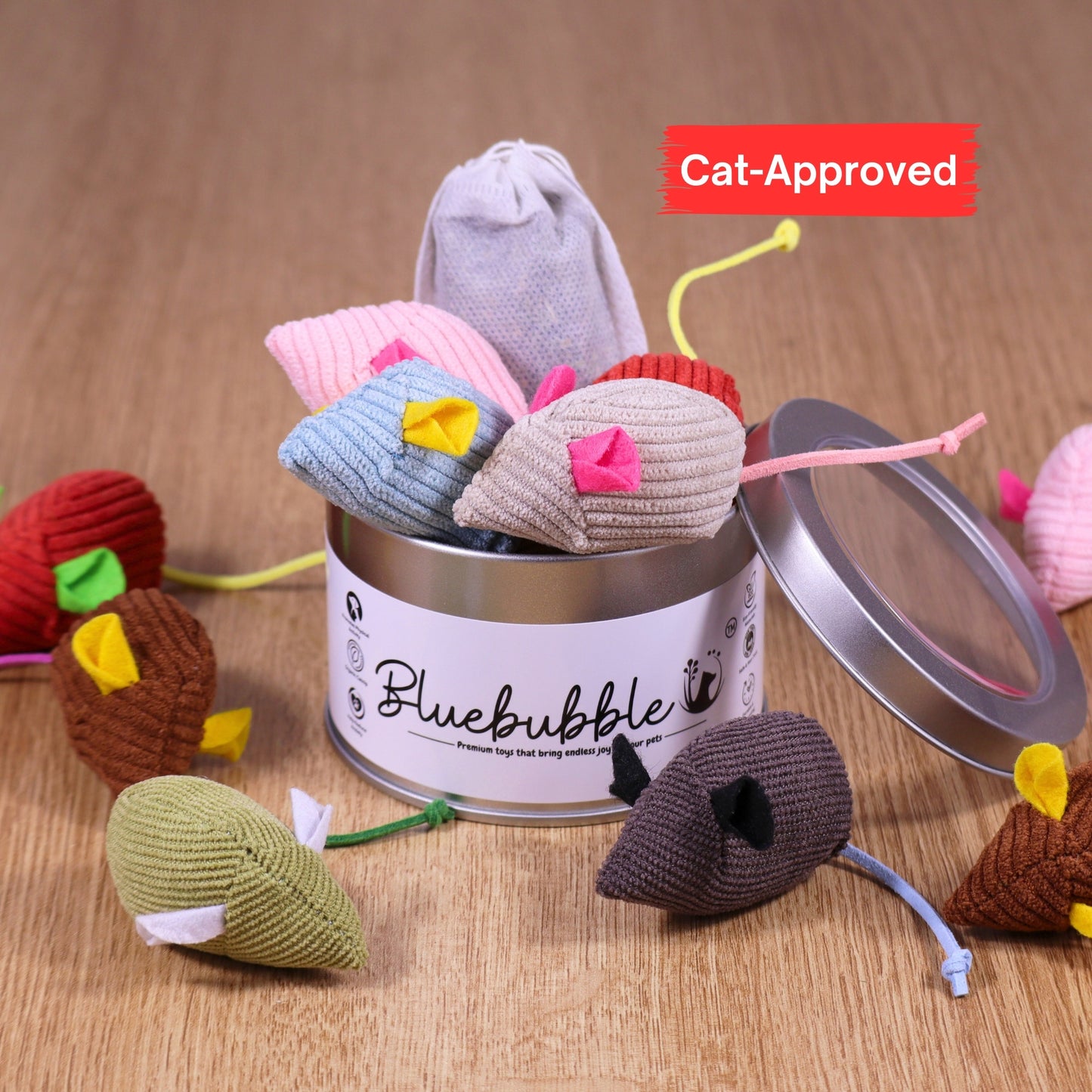 Catnip Mice Toy Set