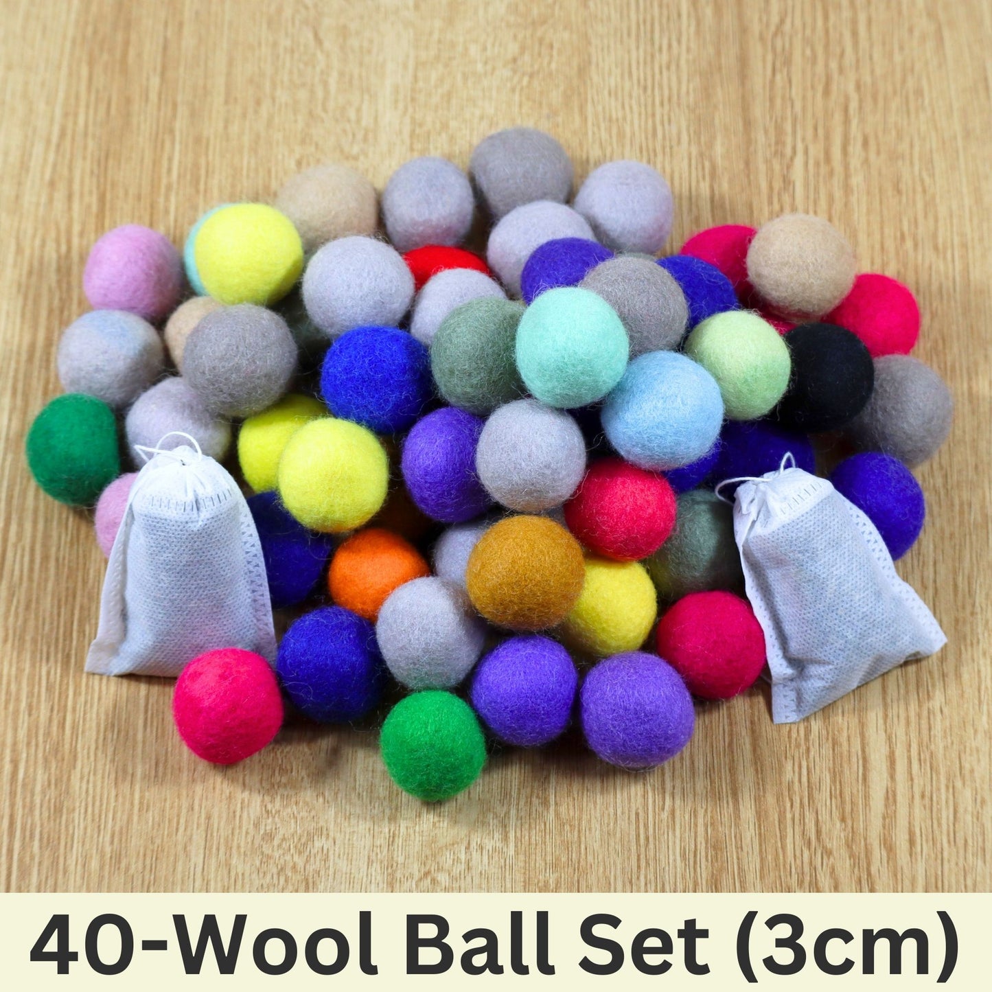 Family Pack Felted Balls