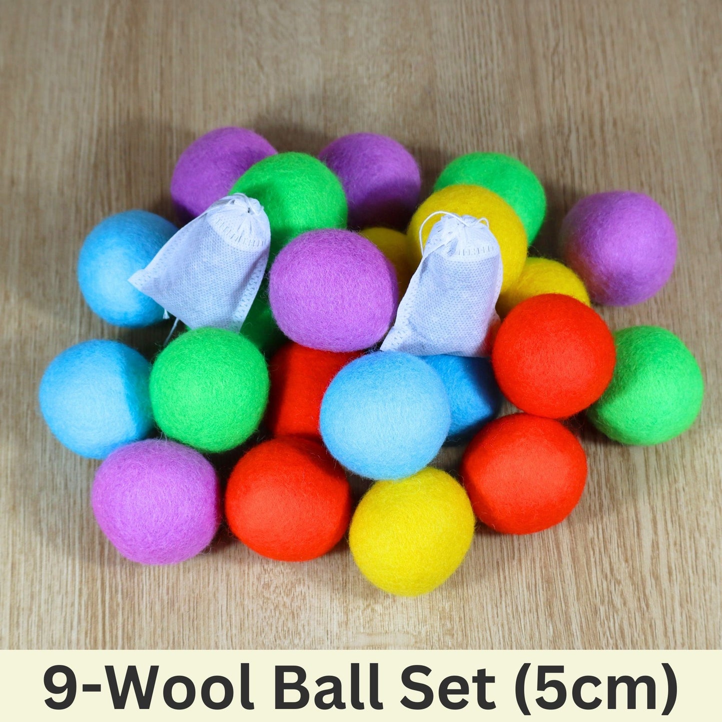 Family Pack Felted Balls