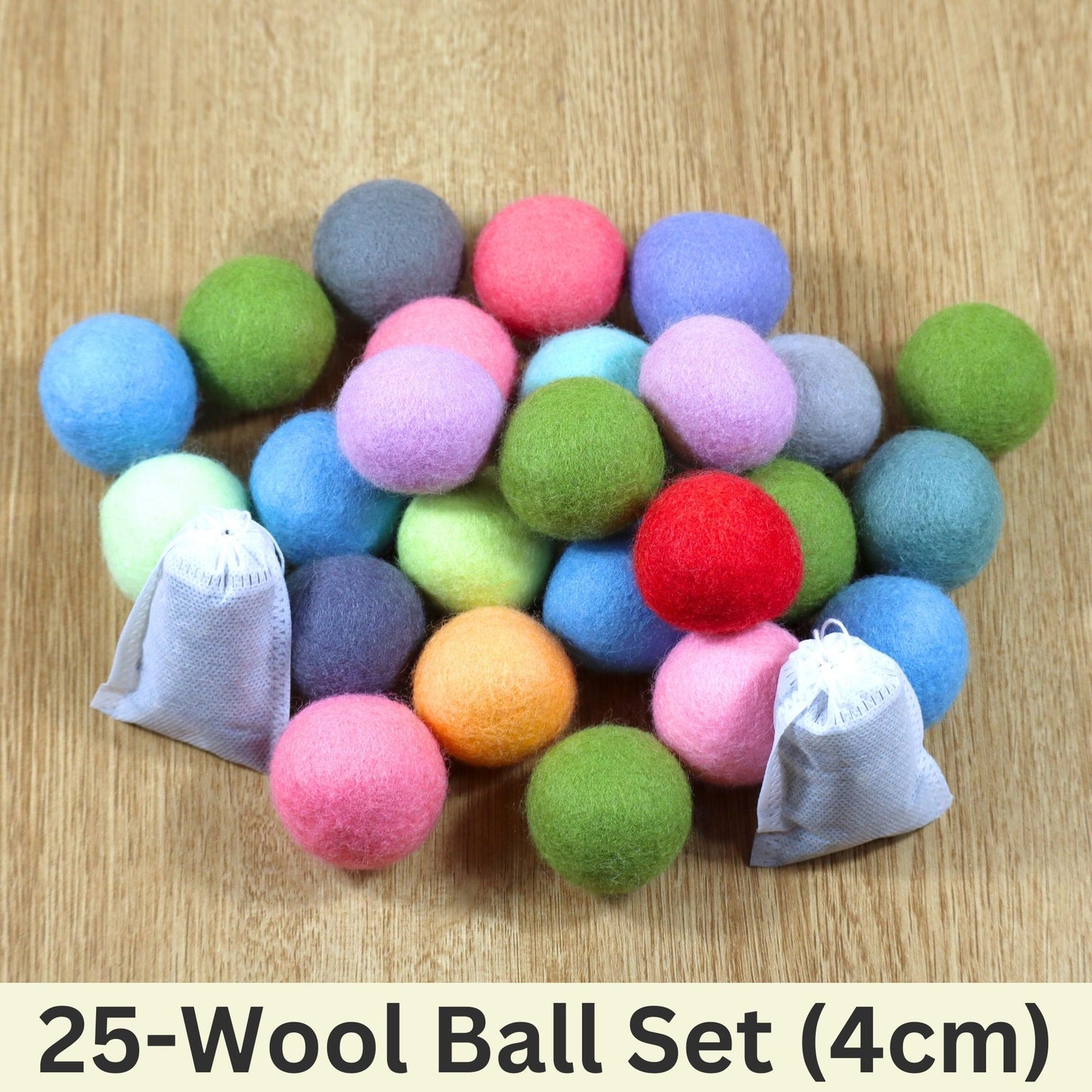 Family Pack Felted Balls