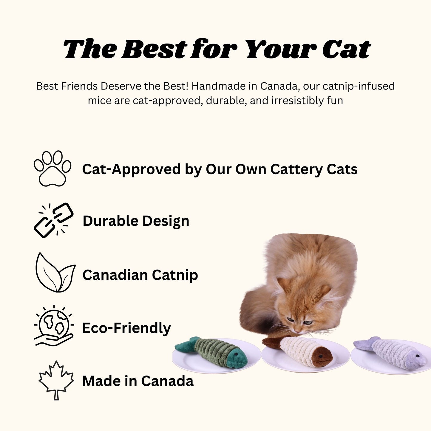 Cat Toy Fish Cuddle Kicker