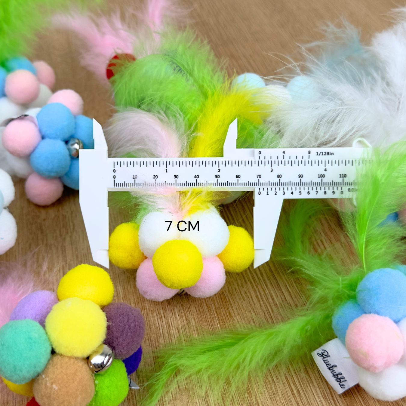 Feather Balls with Bell