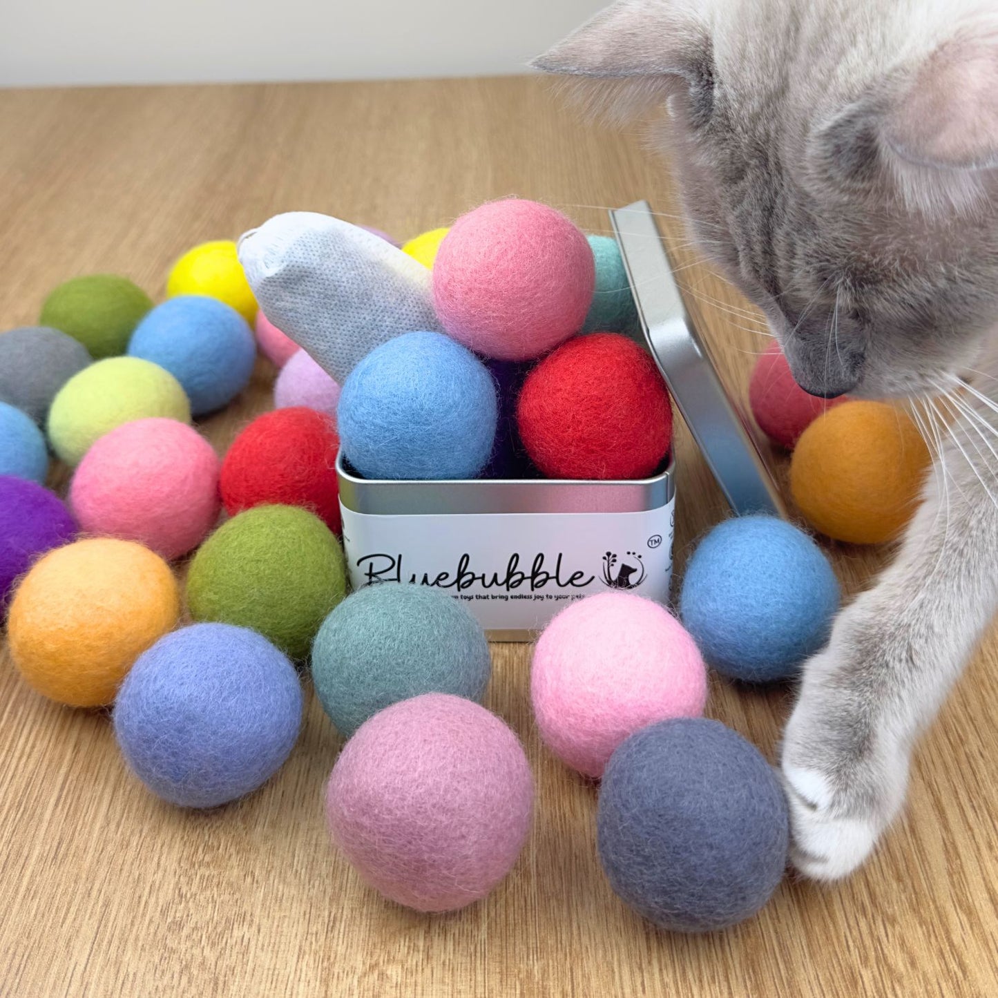 4cm Wool Felted Balls