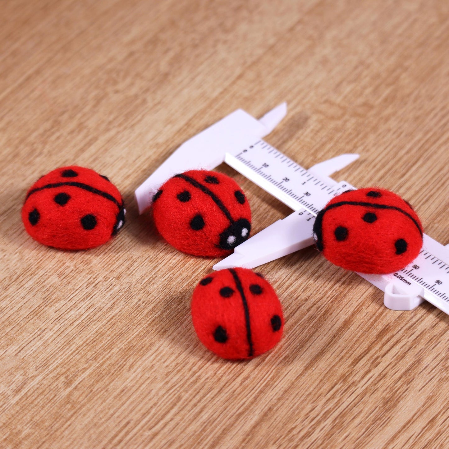Felted Ladybug Tin Set
