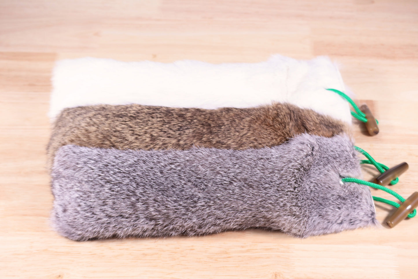 Jumbo Rabbit Fur Kicker Toy Set