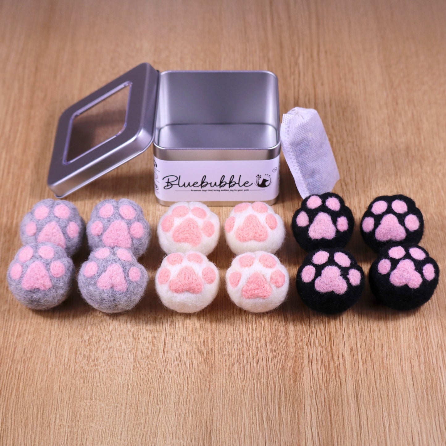 Coffret coccinelle en feutre