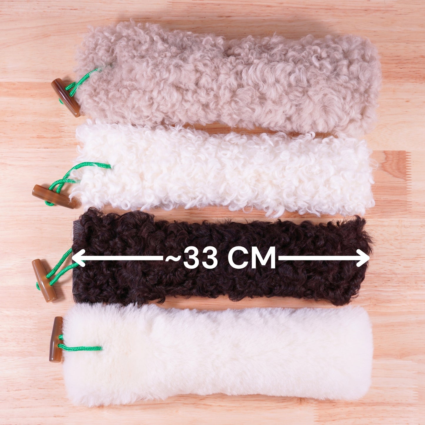 Jumbo Sheepskin Wool Kicker Toy Set