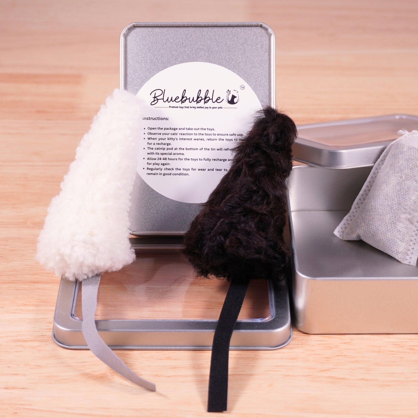 Sheepskin Wool Mouse Cat Toys – Realistic Prey-Inspired Kicker