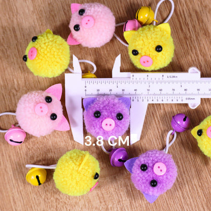 Catnip & Silvervine Infused Plush Piggy Cat Toys – Fun and Playful Sensory Fun!