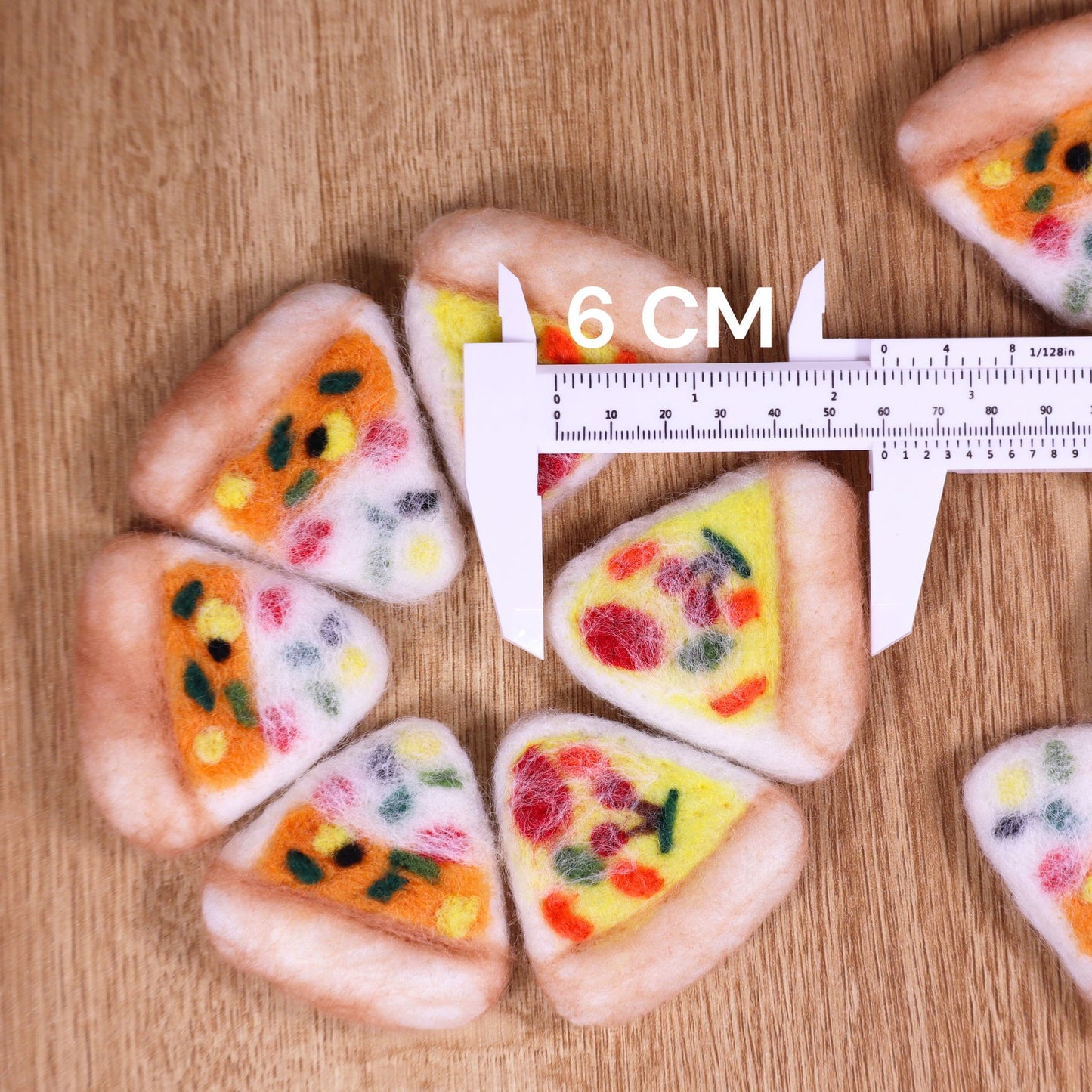 Pizzablech-Set aus Filz