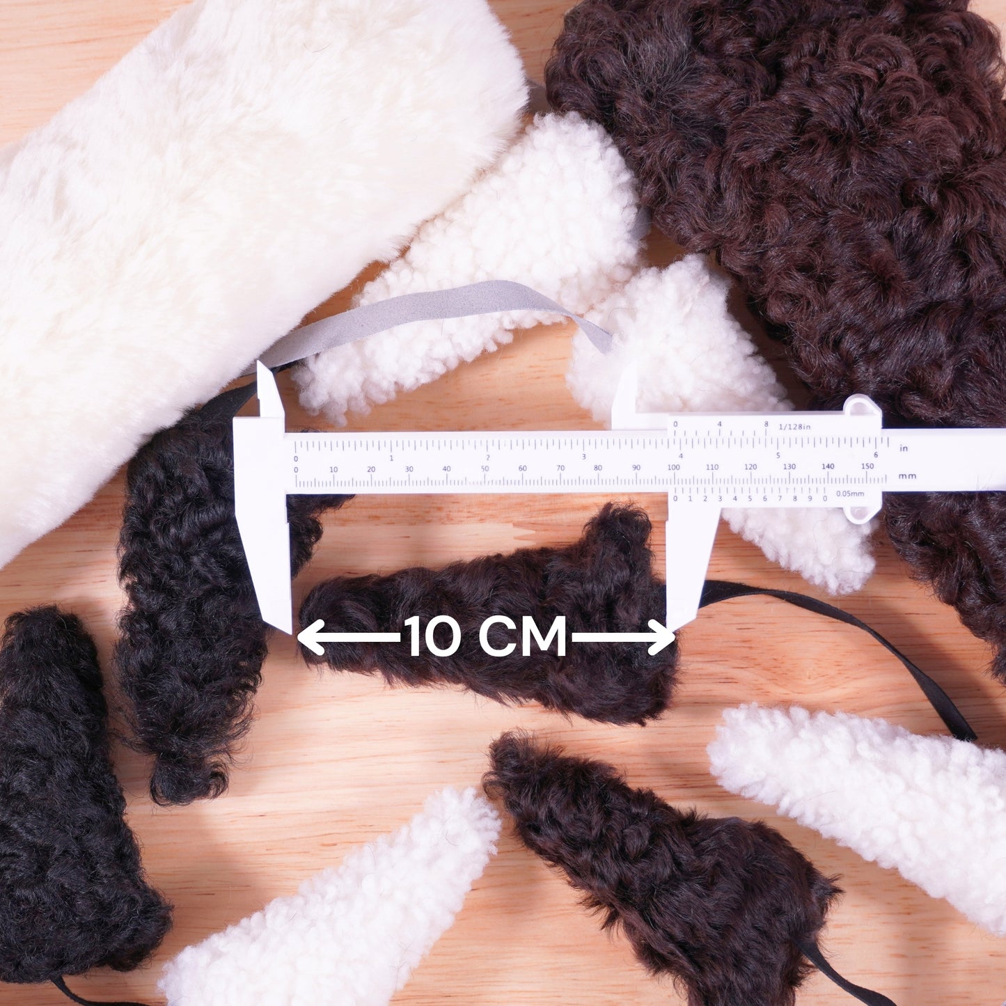 Jumbo Sheepskin Wool Kicker Toy Set