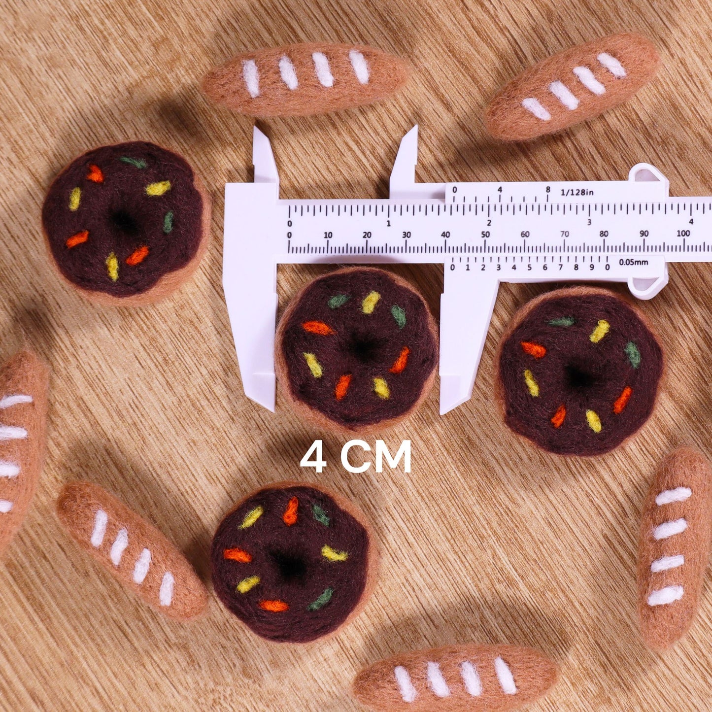 Donutdosen-Set aus Filz