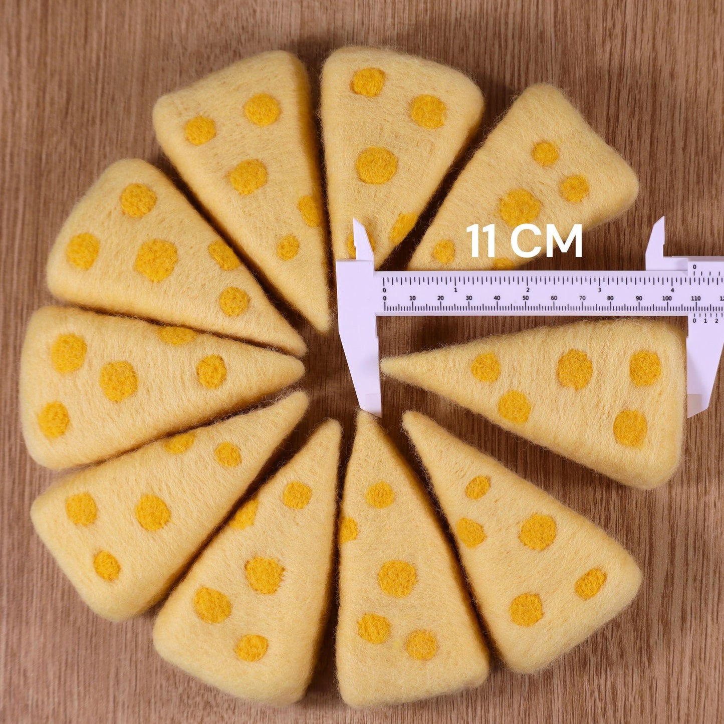 Käse-Kicker aus Filz