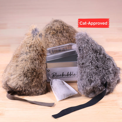 Jumbo Rabbit Fur Mouse Kicker