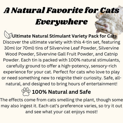 Silvervine & Catnip Variety Powder Pack