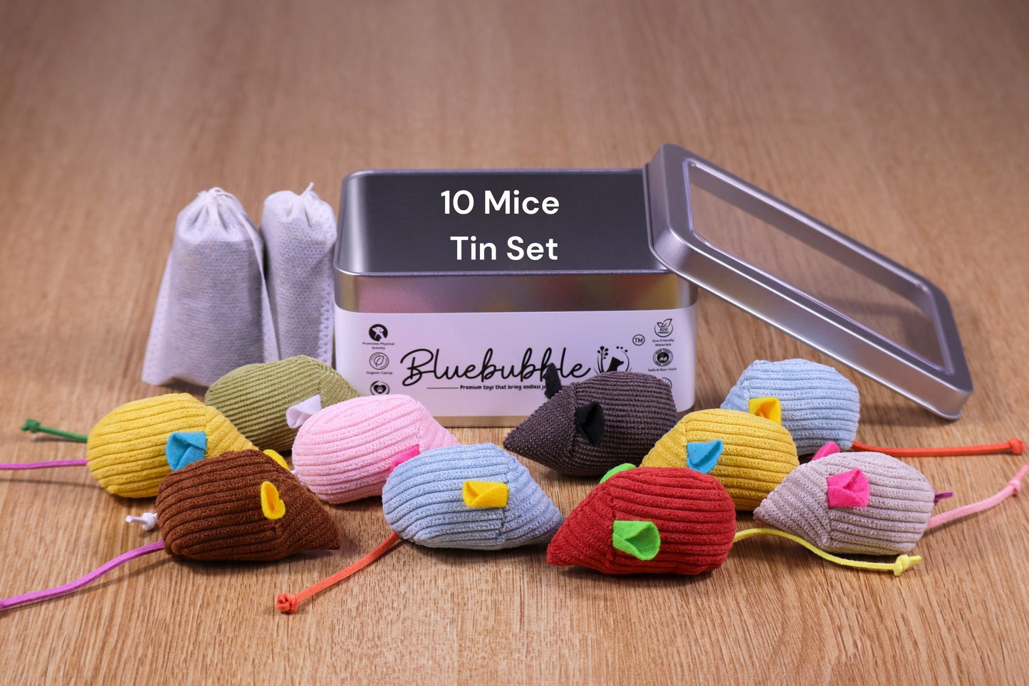 Catnip Mice Toy Set
