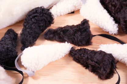 Jumbo Sheepskin Wool Kicker Toy Set