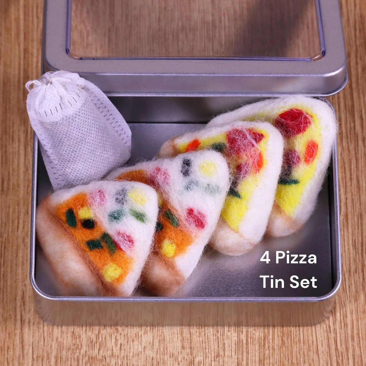 Pizzablech-Set aus Filz