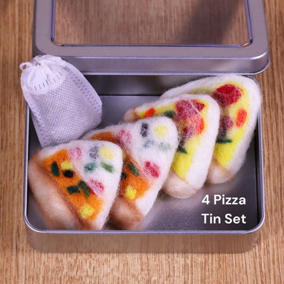 Pizzablech-Set aus Filz