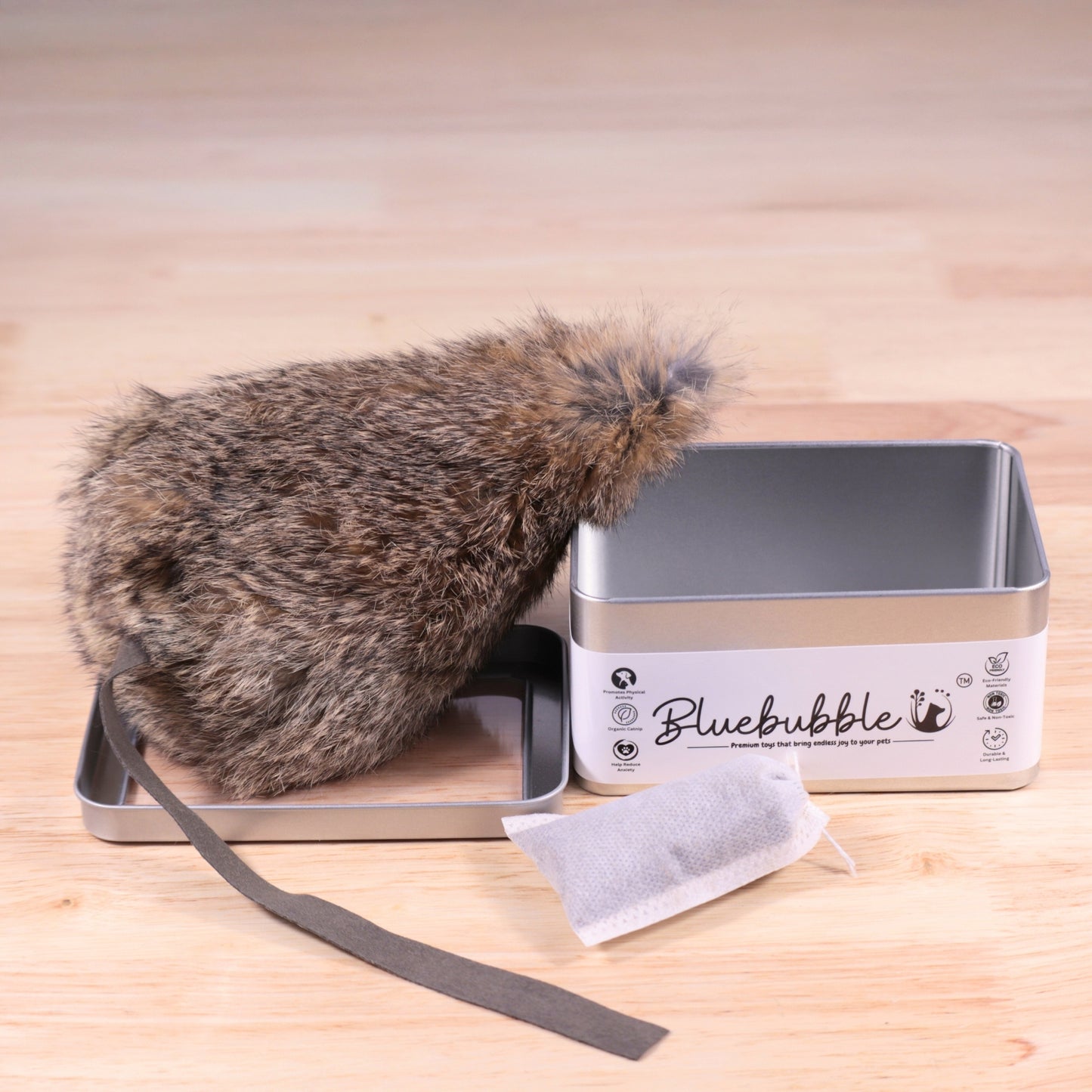 Jumbo Rabbit Fur Mouse Kicker