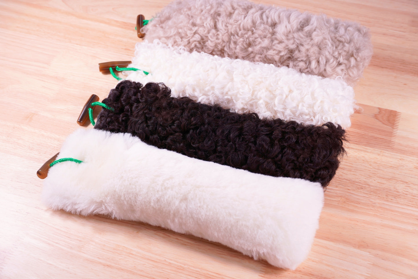 Jumbo Sheepskin Wool Kicker Toy Set