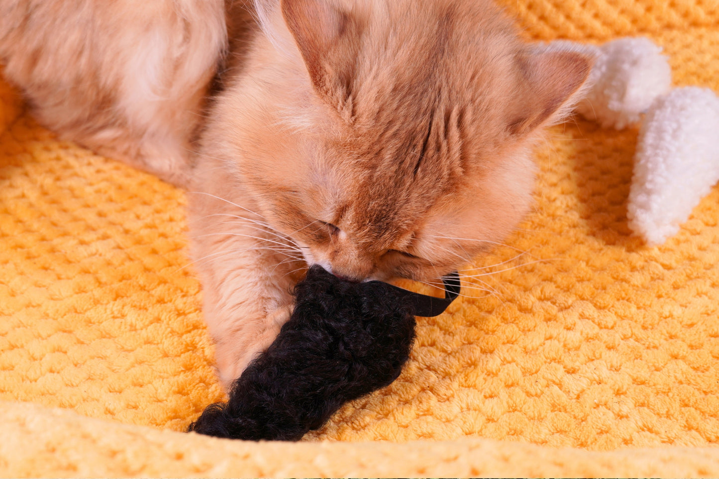 Sheepskin Wool Mouse Cat Toys – Realistic Prey-Inspired Kicker