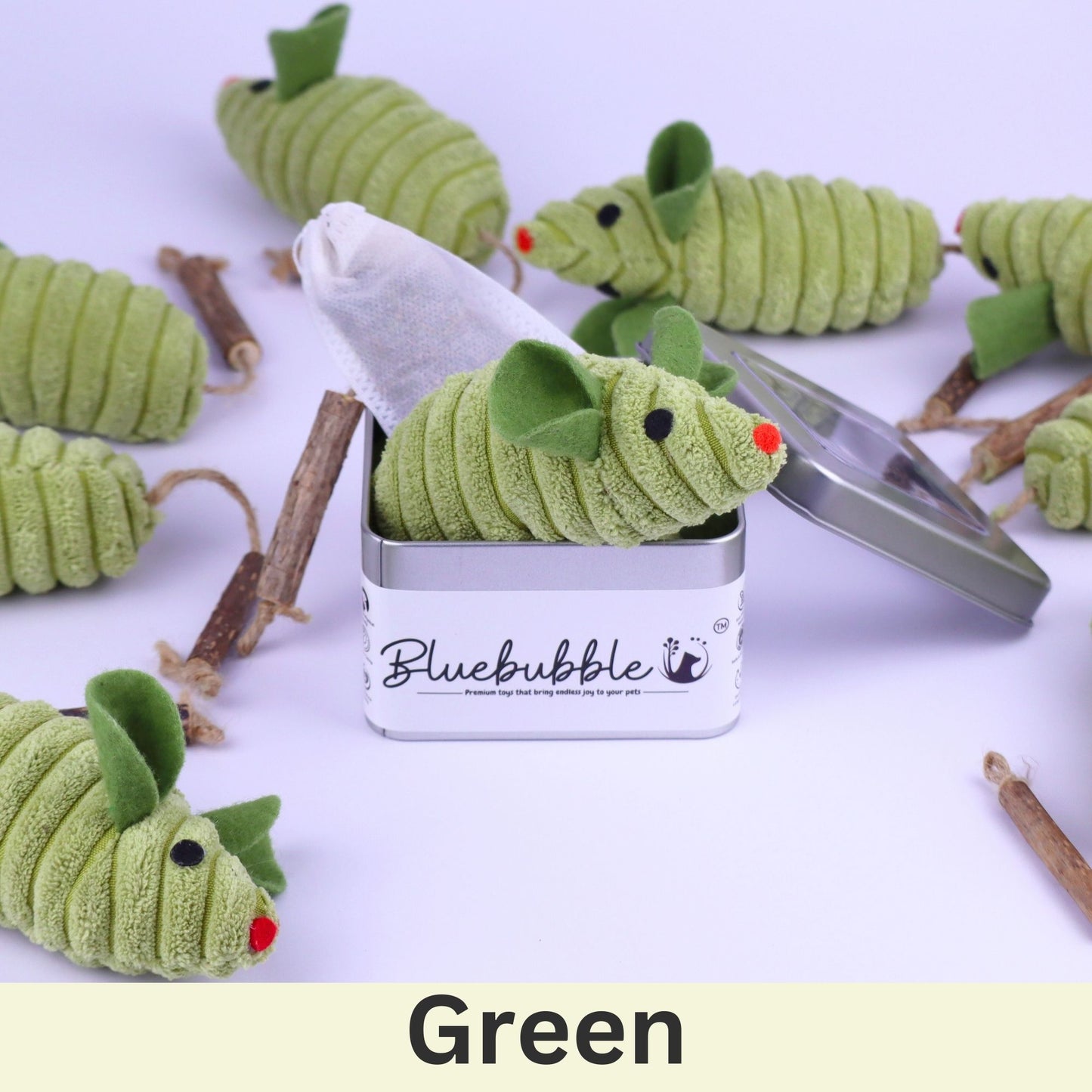 Grand coffret de souris à l'herbe à chat