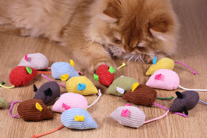 Catnip Mice Toy Set