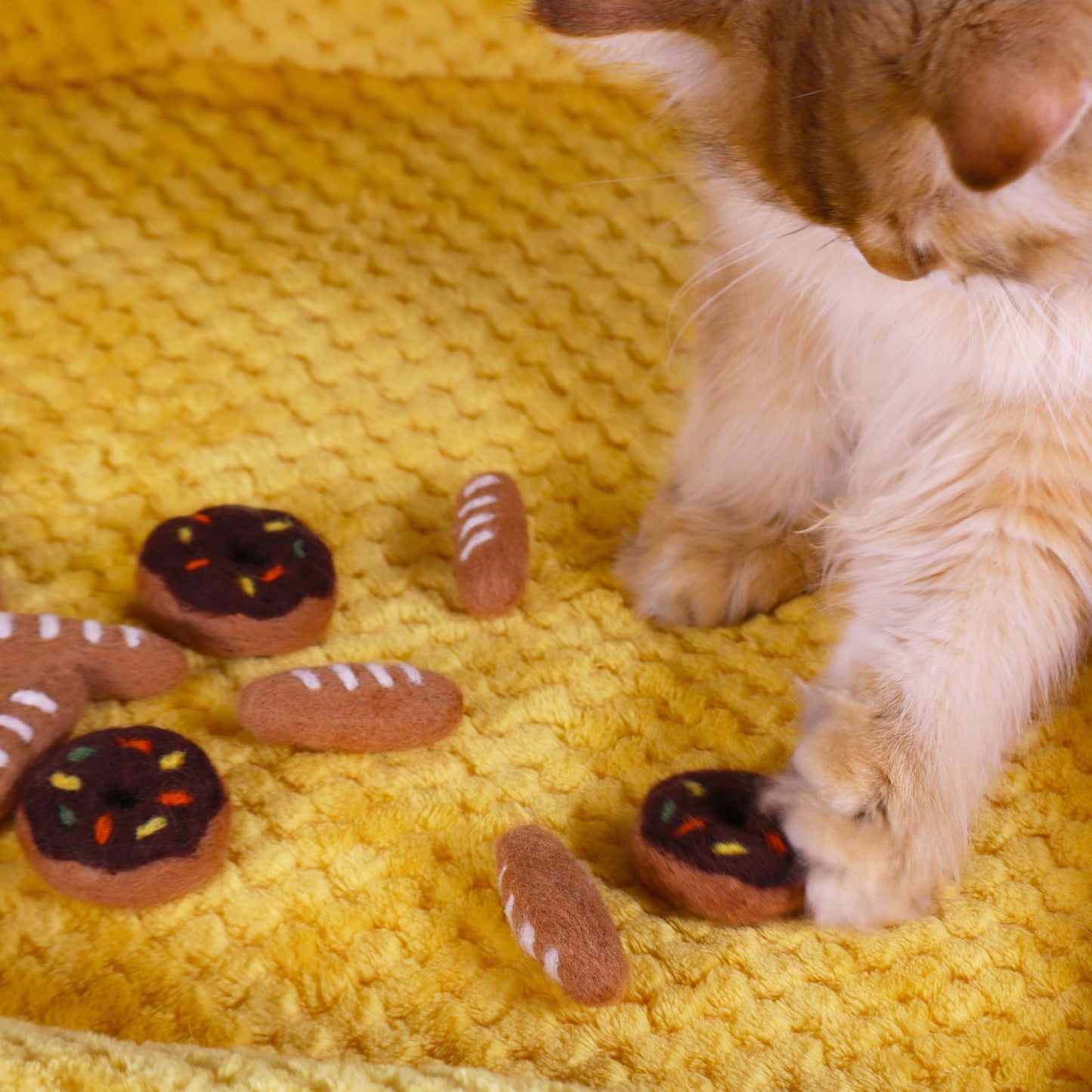 Donutdosen-Set aus Filz