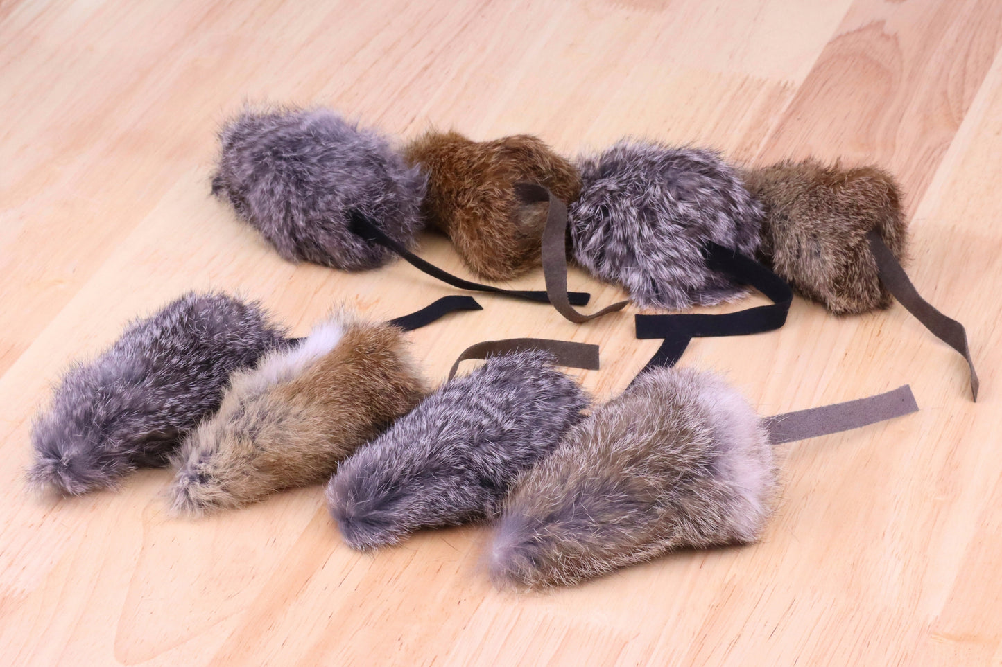 Rabbit Fur Mouse Cat Toys – Realistic Prey-Inspired Kicker