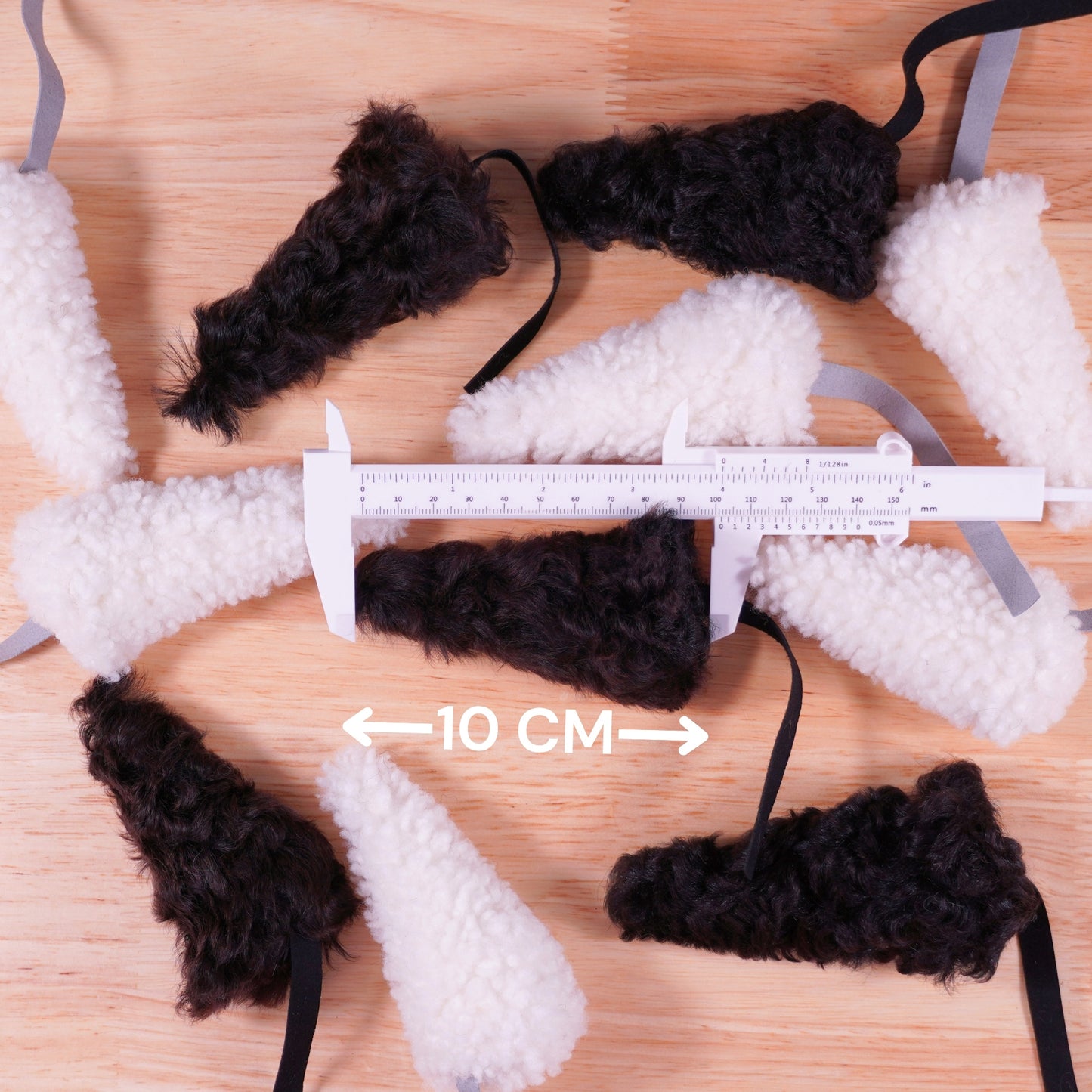 Sheepskin Wool Mouse Cat Toys – Realistic Prey-Inspired Kicker