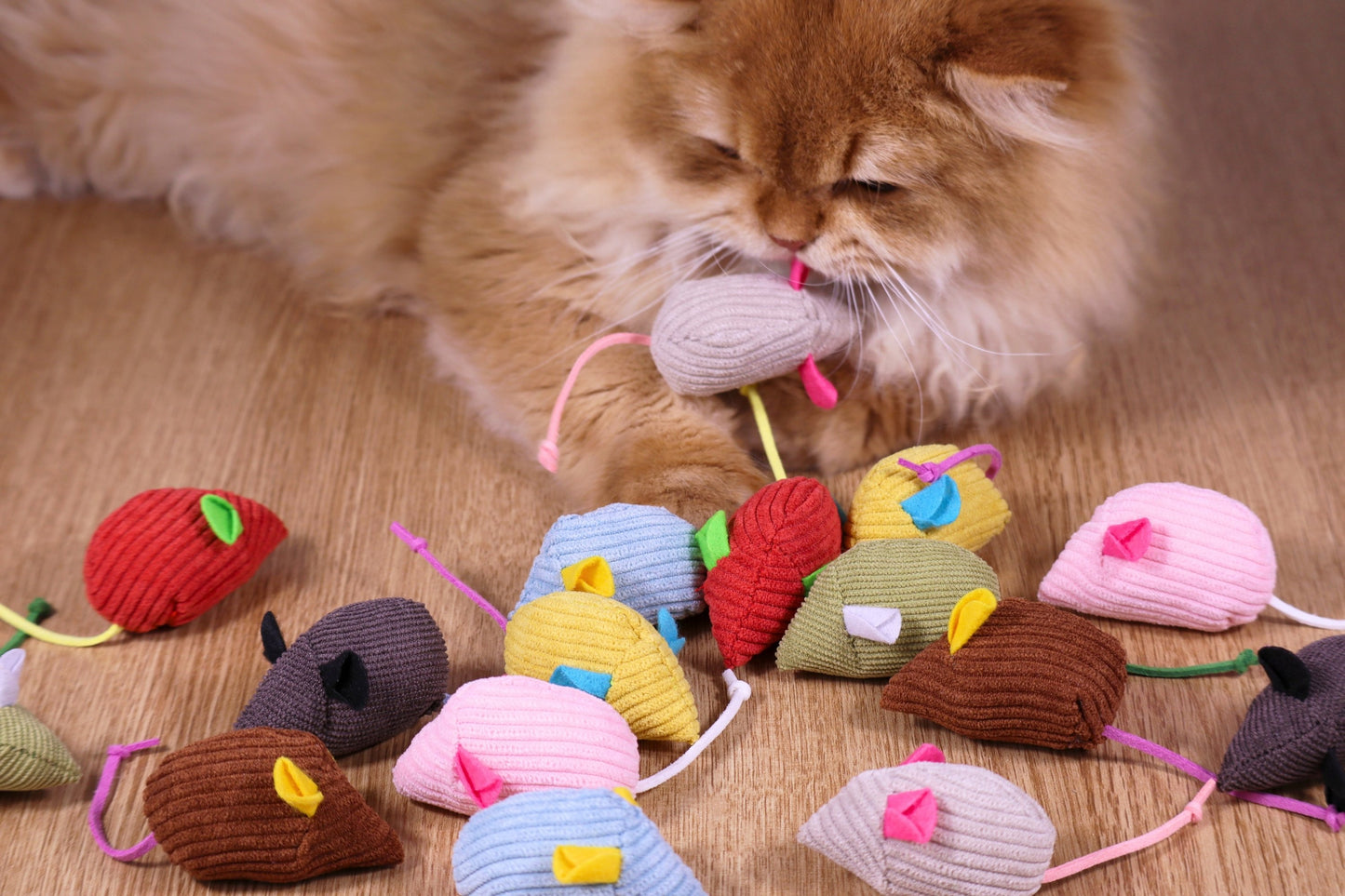 Catnip Mice Toy Set