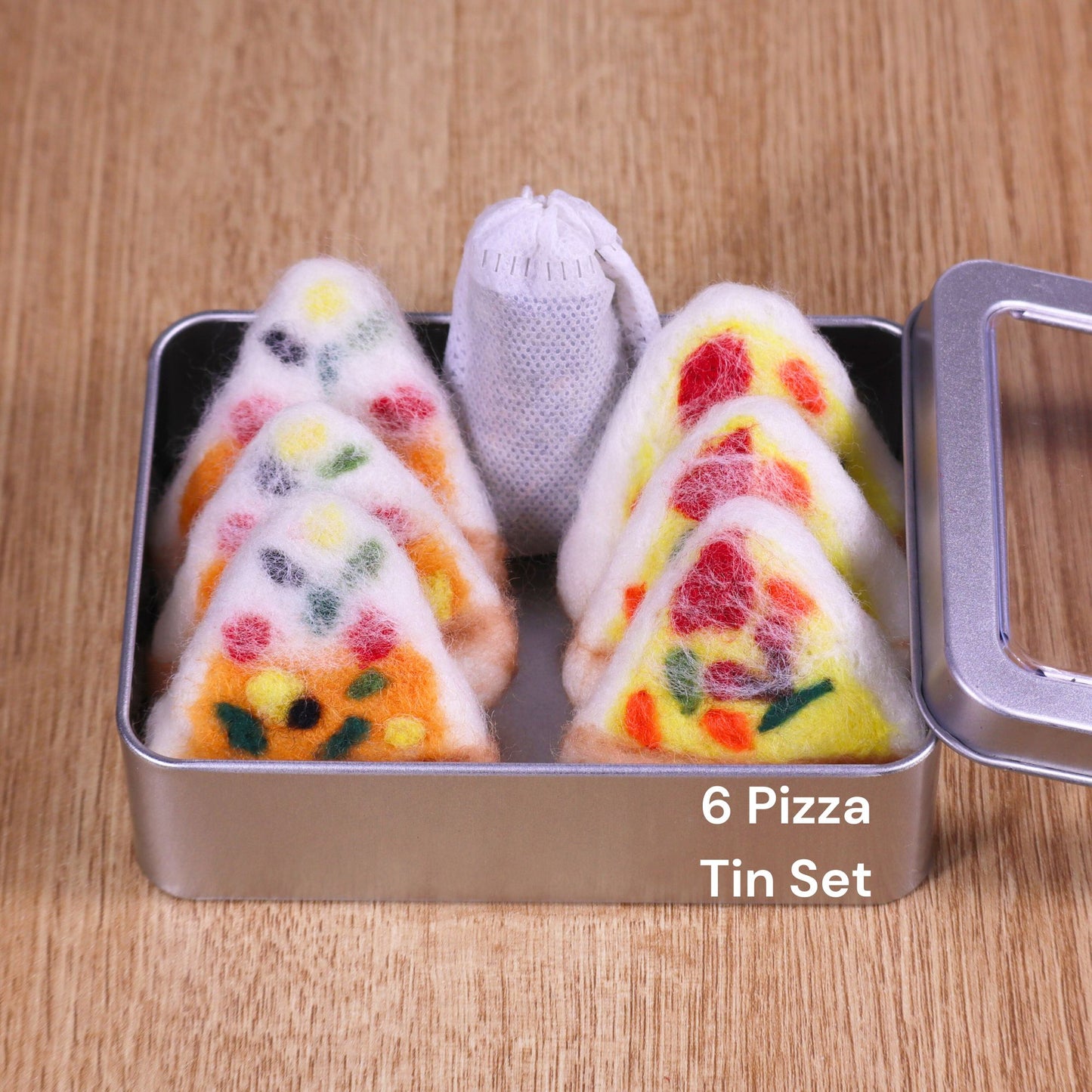 Pizzablech-Set aus Filz