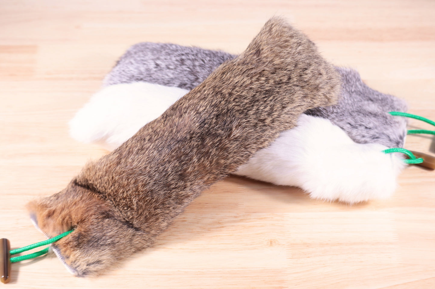 Jumbo Rabbit Fur Kicker Toy Set